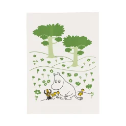 Moomin Arabia Mumitrold viskestykke grøn 50x70 cm