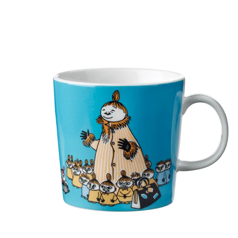 Moomin Arabia Mymlens Mor krus aqua blå 30 cl