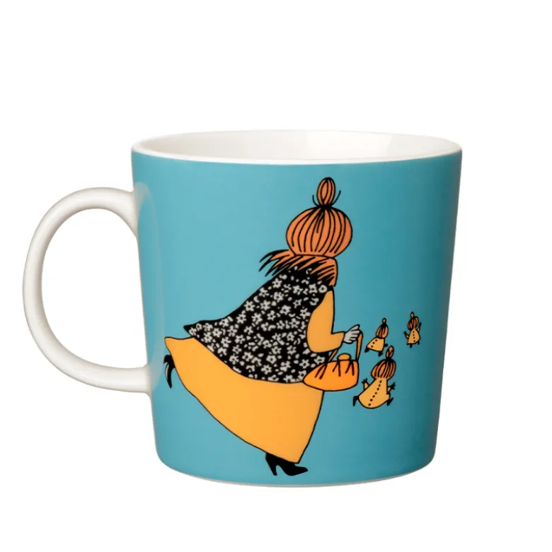 Moomin Arabia Mymlens Mor krus aqua blå 30 cl