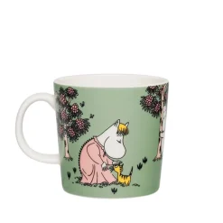 Moomin Arabia Omsorg lysegrøn krus 30 cl