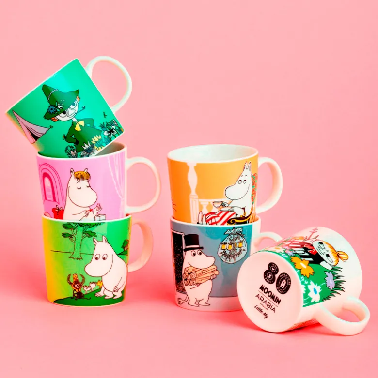 Moomin Arabia 80 års jubilæumskrus Mumirikken 30 cl