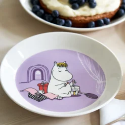 Moomin Arabia Snorkfrøken tallerken lilla 19 cm