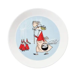 Moomin Arabia tallerken Filifjonk grå 19 cm