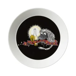 Moomin Arabia tallerken sort 19 cm