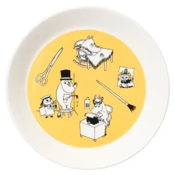 Moomin Arabia tallerkensæt kontor & vinternat 2 stk.