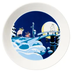 Moomin Arabia tallerkensæt kontor & vinternat 2 stk.