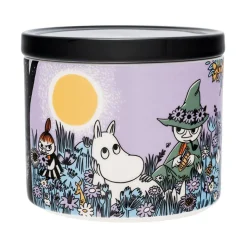 Moomin Arabia Venner for evigt kagedåse lilla 0,7 liter