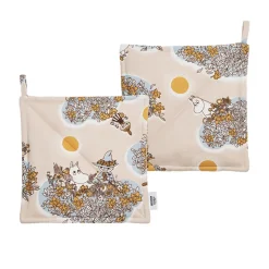 Moomin Arabia Venner for evigt grydelapper beige 2 stk.