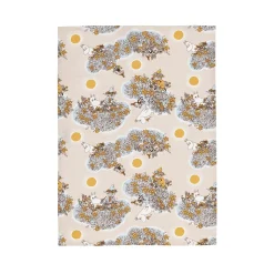 Moomin Arabia Venner for evigt viskestykke beige 70x50 cm
