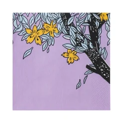 Moomin Arabia Venner for evigt papirservietter lilla 33x33 cm 20 stk.