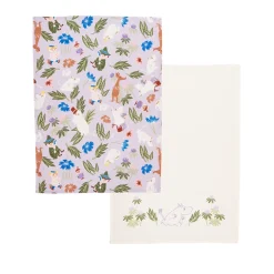 Moomin Arabia viskestykker lilla 50x70 cm 2 stk.