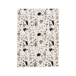 Moomin Arabia viskestykker sort 2 stk. 50x70 cm