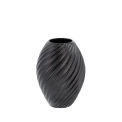 Morsø River vase sort 21 cm