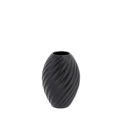 Morsø River vase sort 16 cm