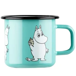 Mumi by Muurla mumitrolden emaljekrus mint 37 cl