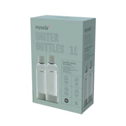 MySoda Woody flaske dueblå 2 stk 1 liter