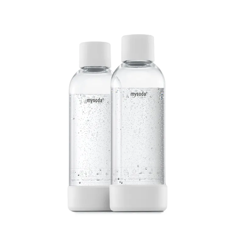 MySoda Woody flaske hvid 2 stk. 1 liter