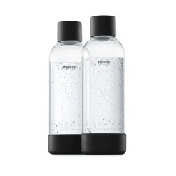 MySoda Woody flaske sort 2 stk. 1 liter