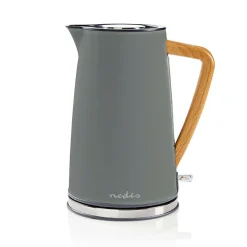 Nedis elkedel grå 1,7 liter 2200 watt
