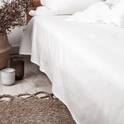 Night & Day Percale flad lagen hvid 240x260 cm