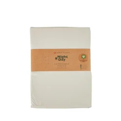Night & Day Percale kuvertlagen sand 140x200 cm