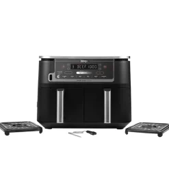 Ninja Foodi AF451 airfryer Max Dual Zone inkl. termometer 9,5 liter