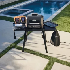 Ninja Woodfire Pro Connect XL OG850EUA elektrisk grill sort