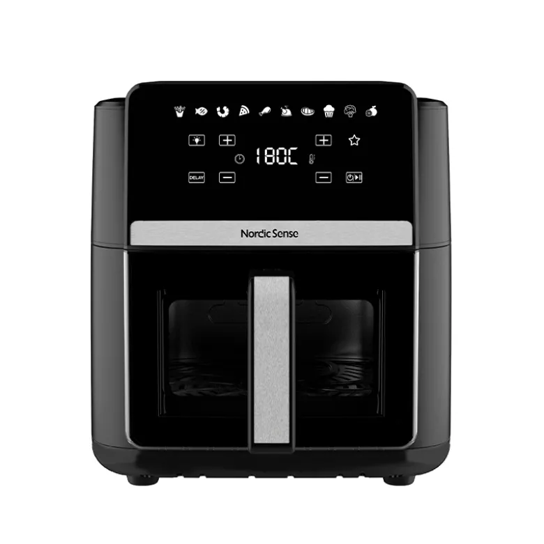 Nordic Sense airfryer 9 liter sort 2000 watt