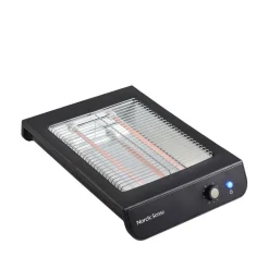 Nordic Sense flad brødrister sort 600 watt