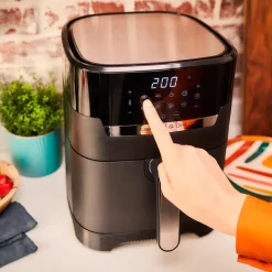 OBH Nordica Easy Fry & Grill Precision airfryer 2in1 black digital