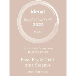 OBH Nordica Easy Fry & Grill steam 3in1 XXL airfryer