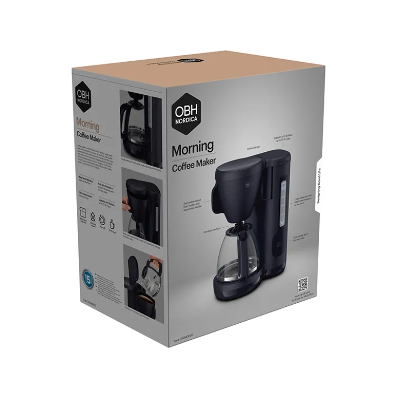 OBH Nordica Morning kaffemaskine 1,25 liter 1000 watt
