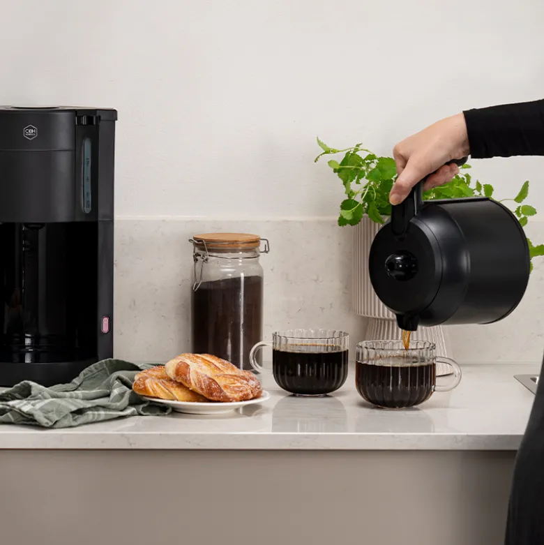 OBH Nordica Pro Aroma kaffemaskine med termokrus 1 liter 800 watt