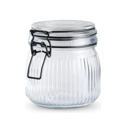 Opbevaringsglas med låg 0,5 liter