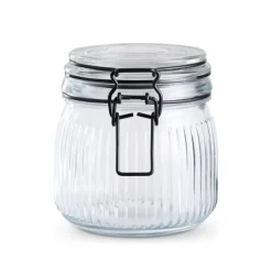 Opbevaringsglas med låg 0,5 liter