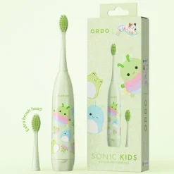 Ordo Sonic Kids batteri tandbørste grøn
