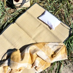 Outfit picnic strandtaske/måtte med oppustelig pude