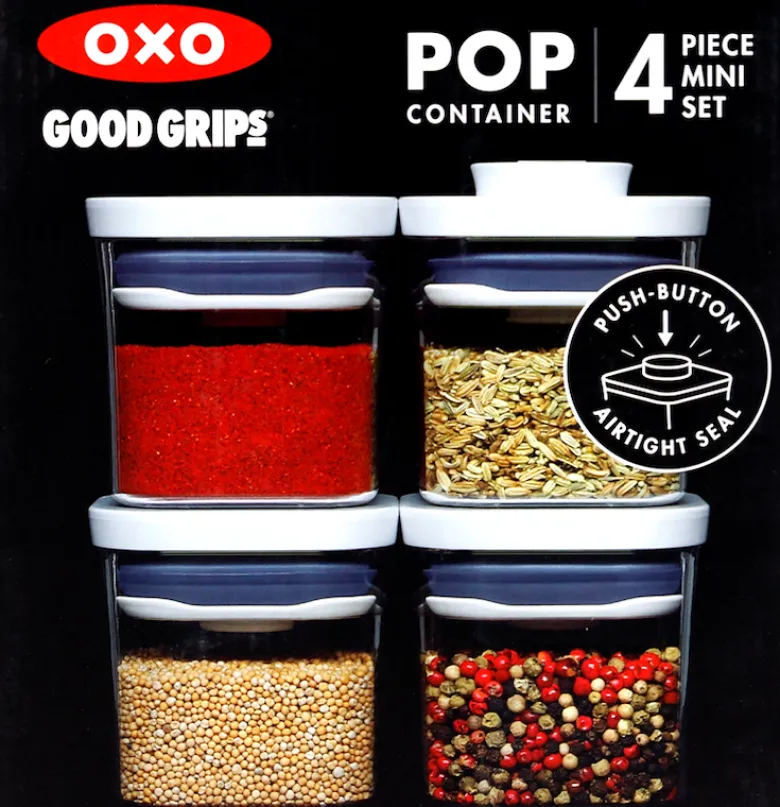 OXO Good Grips opbevaringsboks 4 stk. 0,2 liter