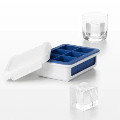 OXO Good Grips silikone isterningebakke med låg stor