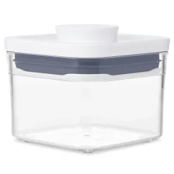 OXO POP opbevaringsboks kvadratisk soft deep ocean 0,4 liter