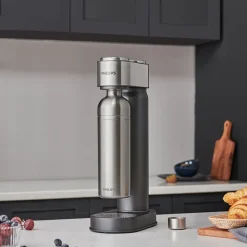 Philips GoZero sodavandsmaskine stål inkl. CO2-flaske