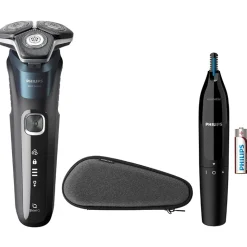 Philips Series 5000 barbermaskine wet & dry med næsetrimmer 9 watt
