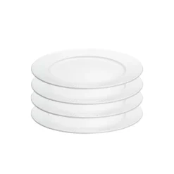 Pillivuyt Plissé flad tallerken 28 cm 4 stk.
