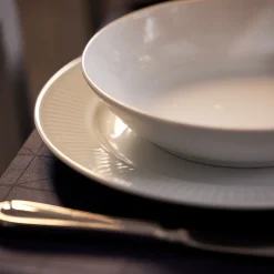 Pillivuyt Plissé pastatallerken Ø 23 cm