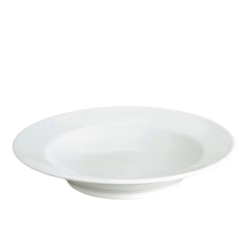 Pillivuyt Sancerre dyb tallerken hvid 28 cm