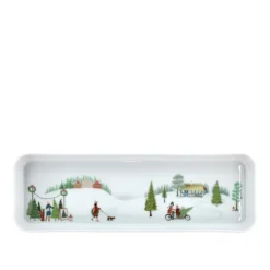Pillivuyt Vinter fad hvid 36 x 12 cm