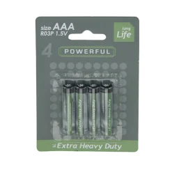 Powerful AAA-batterier 4 stk.