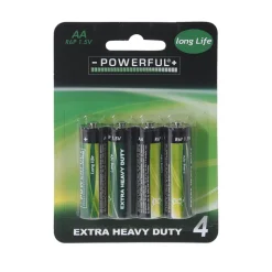 Powerful AA-batterier 4 stk.