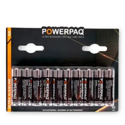 Powerpaq Alkaline LR6 AA-batteri 10 stk.