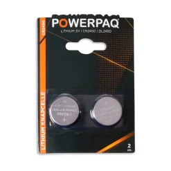 Powerpaq lithium CR2450 batteri 2 stk.